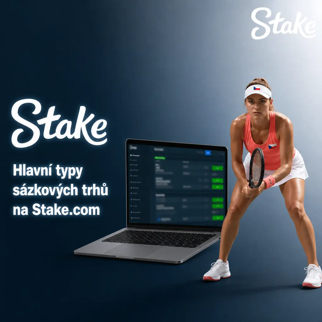 Přehled sázkových trhů na Stake.com: 1X2, handicap, Over/Under a BTTS s příklady kurzů a výher.