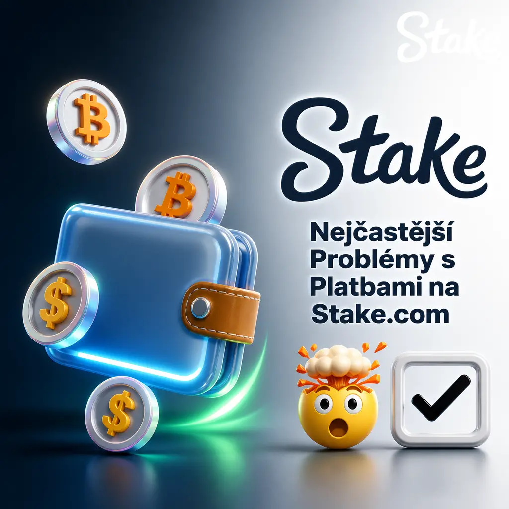 Nejčastější problémy s platbami na Stake.com: zamítnuté karty, KYC ověření, limity výběru a chyby SEPA