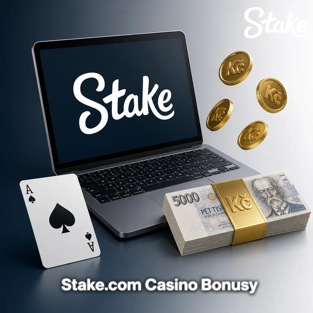 Přehled bonusů Stake.com Casino – Rewards, Casino Race, Bonus Drops a VIP Club pro hráče z ČR