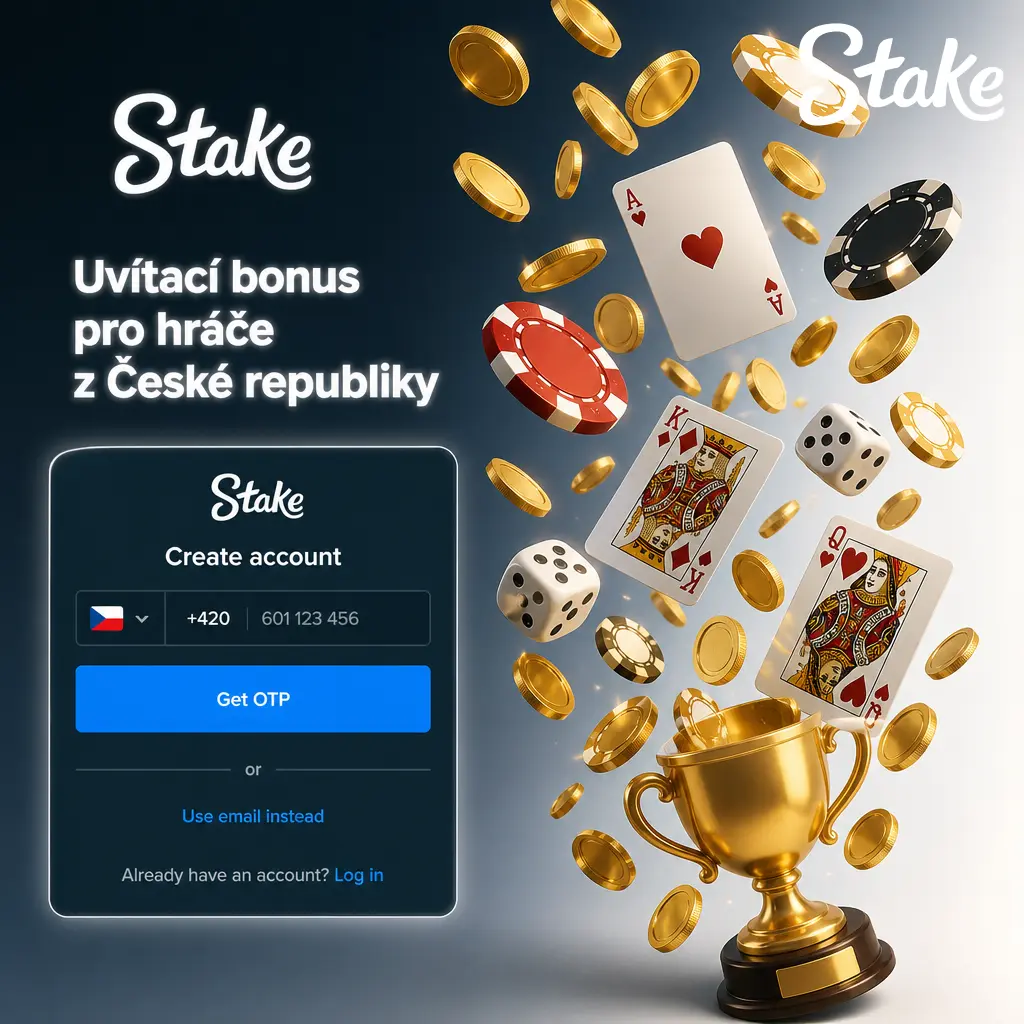 Uvítací bonus 200 % až do 2000 USD pro nové hráče Stake.com z České republiky po registraci