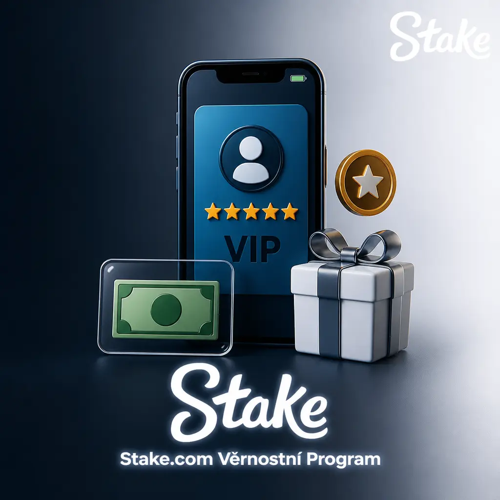Stake.com věrnostní program Stake Rewards se šesti úrovněmi od Bronze po Stake Legend a rakebackem za sázky.