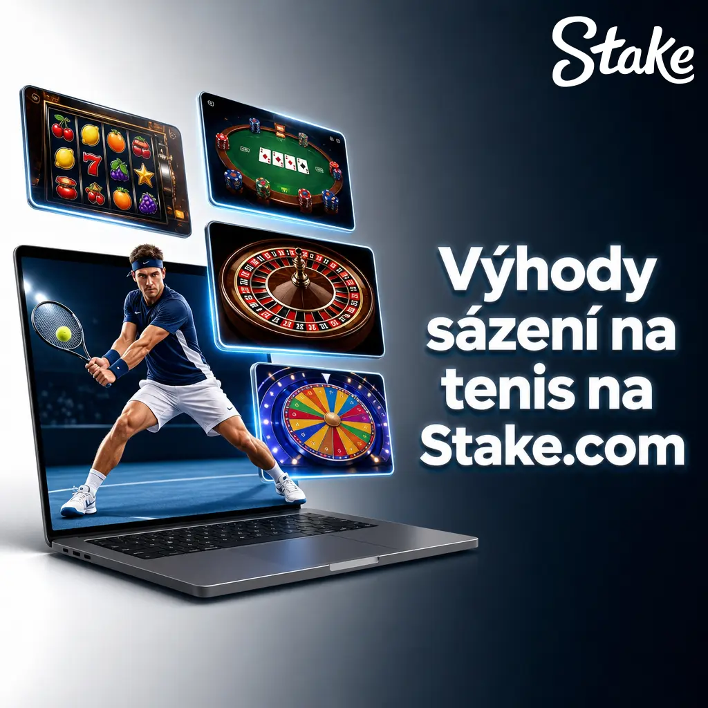 Sázení na tenis na Stake.com: živé kurzy, cash out, Bet Builder, kryptoměny a rakeback v jedné platformě